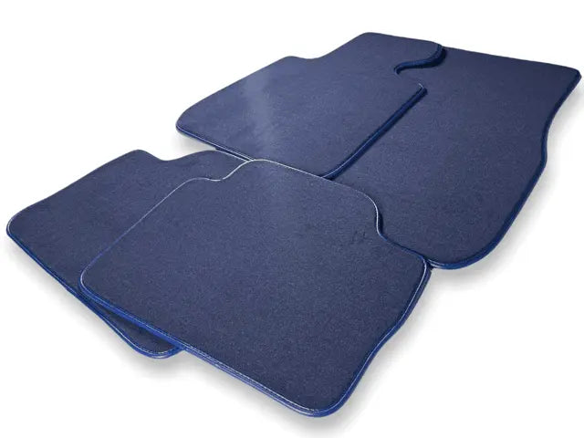 Floor Mats For Rolls Royce Dawn Rr6 2016-2023 Dark Blue - AutoWin