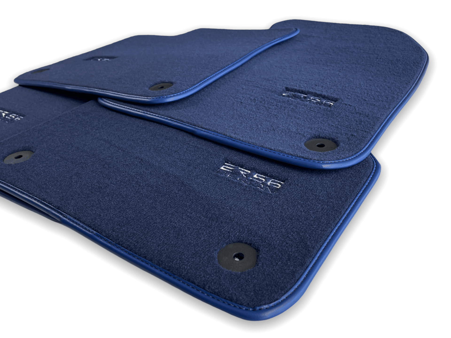 Dark Blue Floor Mats for Audi A6 - C6 Avant Facelift (2008-2011) | ER56 Design - AutoWin