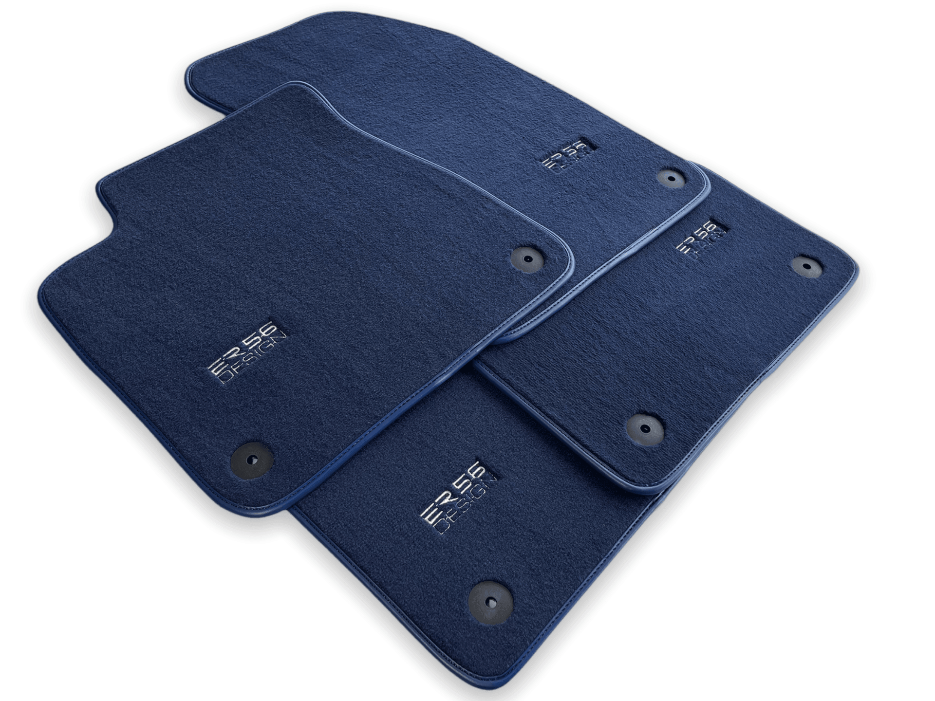 Dark Blue Floor Mats for Audi Q5 FYT Sportback Hybrid (2021-2024) | ER56 Design - AutoWin