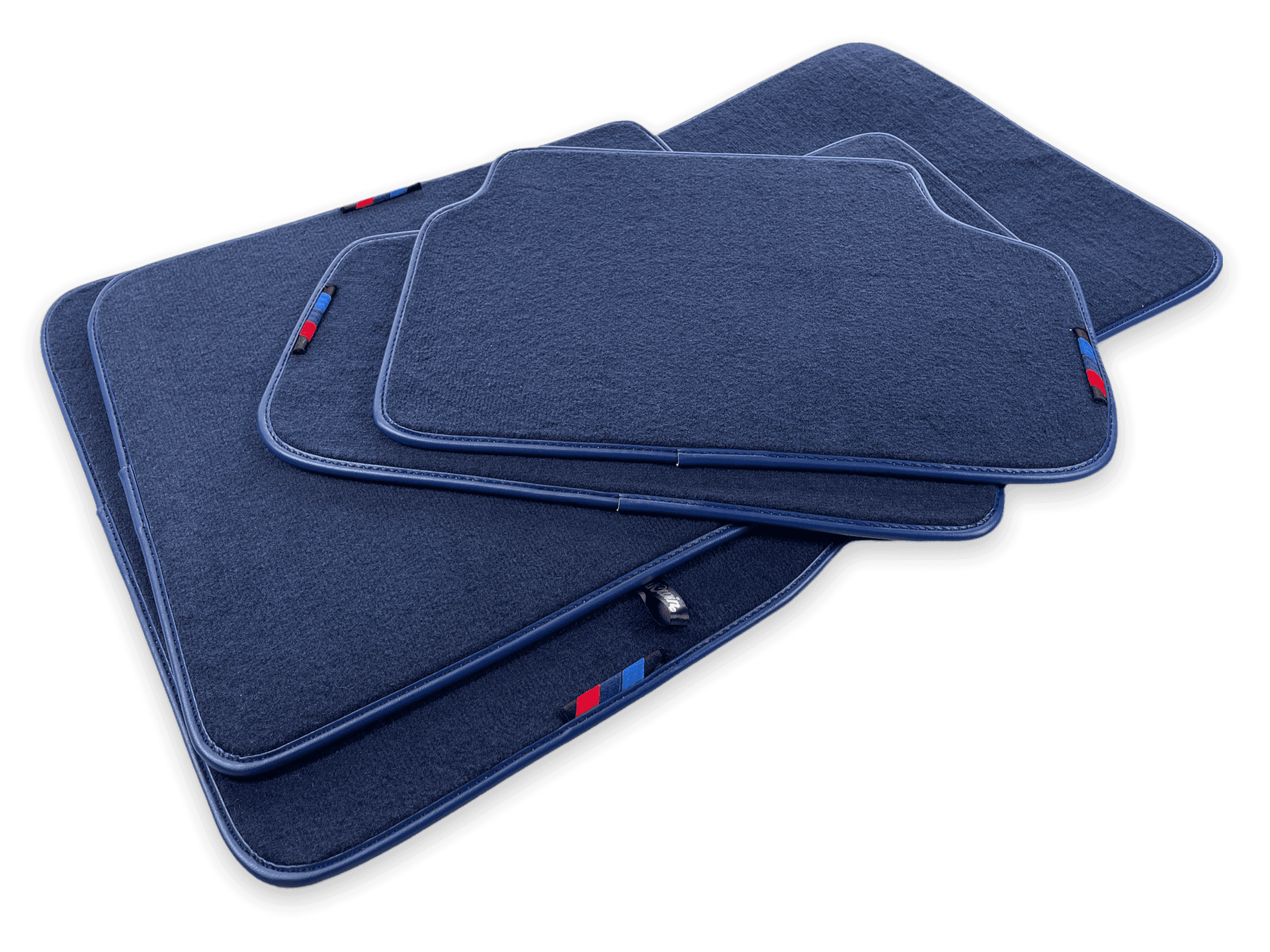 Dark Blue Floor Mats for BMW iX (2022-2024) with M Package - AutoWin