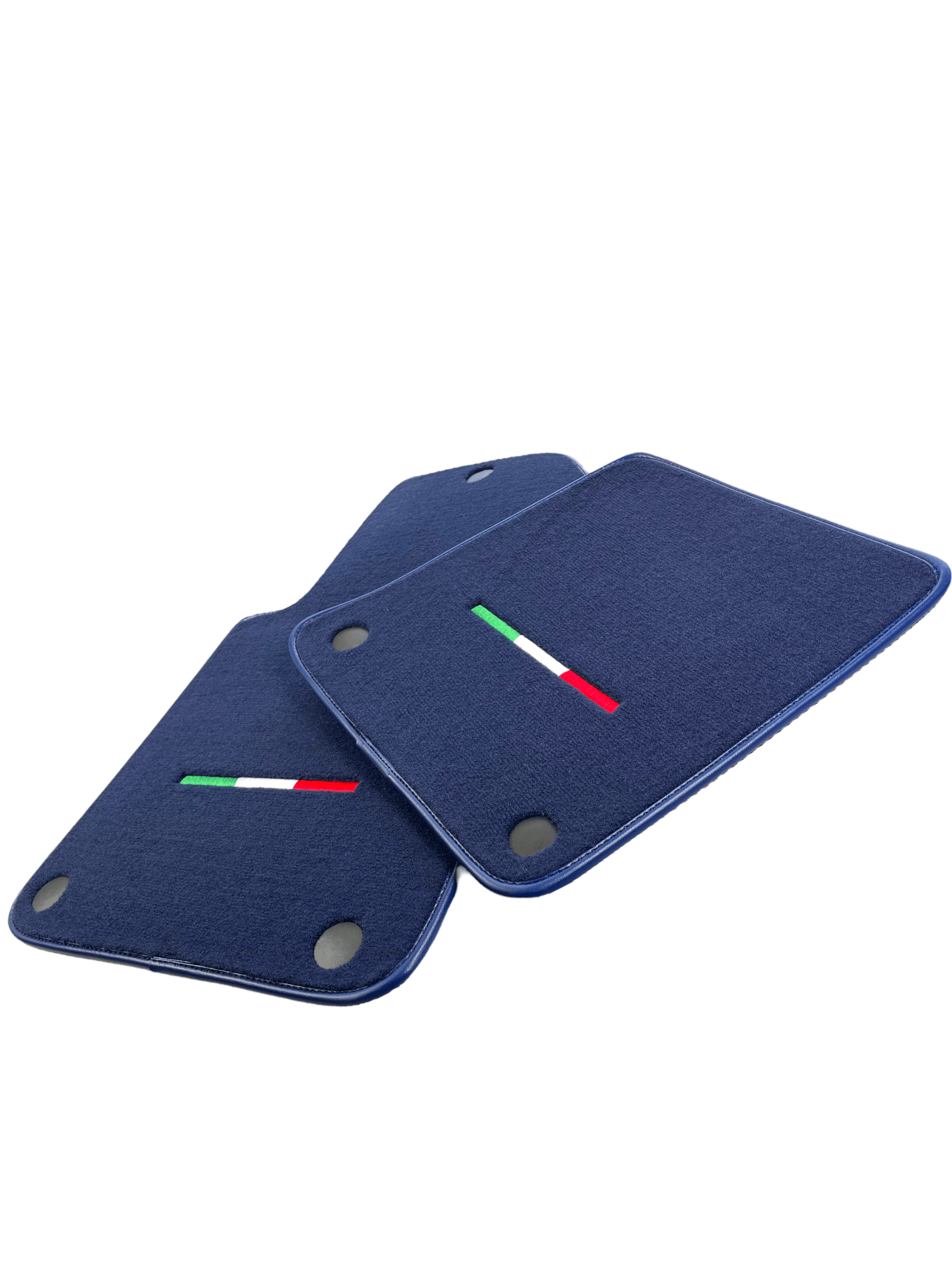 Dark Blue Floor Mats For Ferrari 599 Coupe 2006-2012 Italian Edition - AutoWin