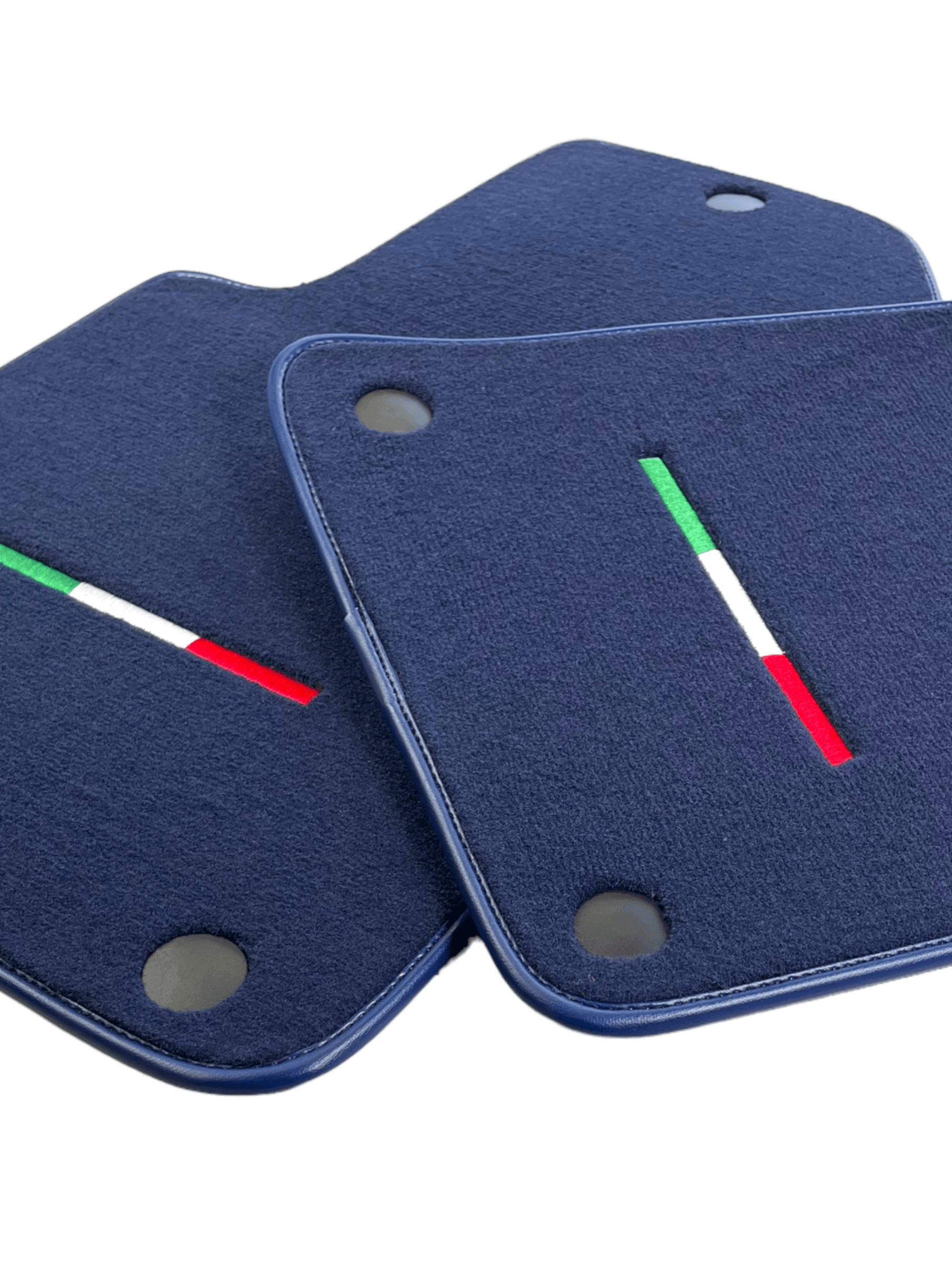 Dark Blue Floor Mats For Ferrari 599 Coupe 2006-2012 Italian Edition - AutoWin