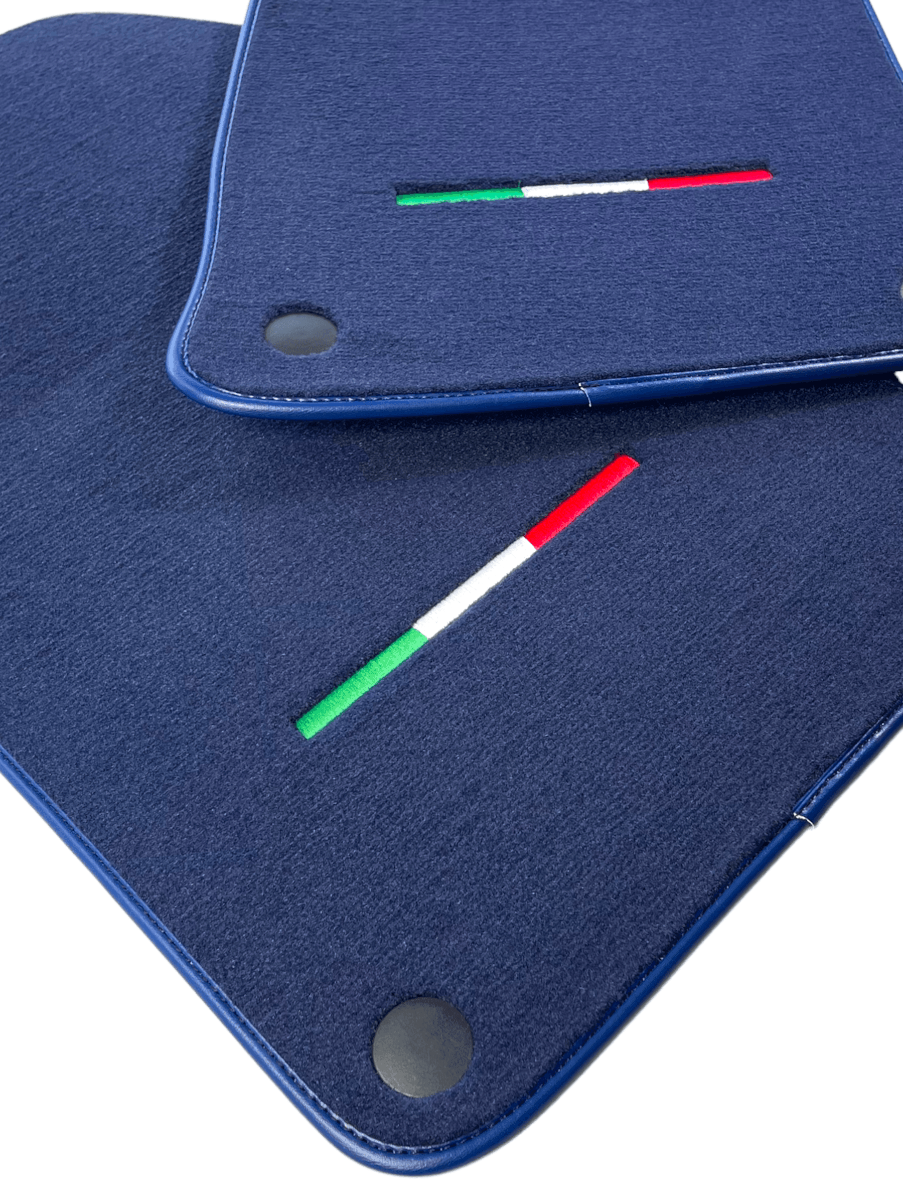 Dark Blue Floor Mats For Ferrari 599 Coupe 2006-2012 Italian Edition - AutoWin