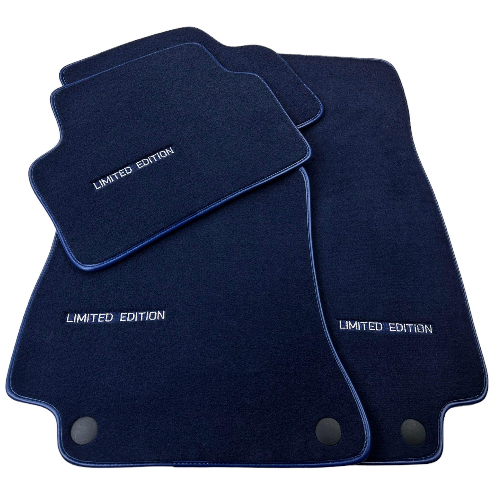 Dark Blue Floor Mats For Mercedes Benz CLA-Class C118 Coupe (2019-2023) | Limited Edition - AutoWin