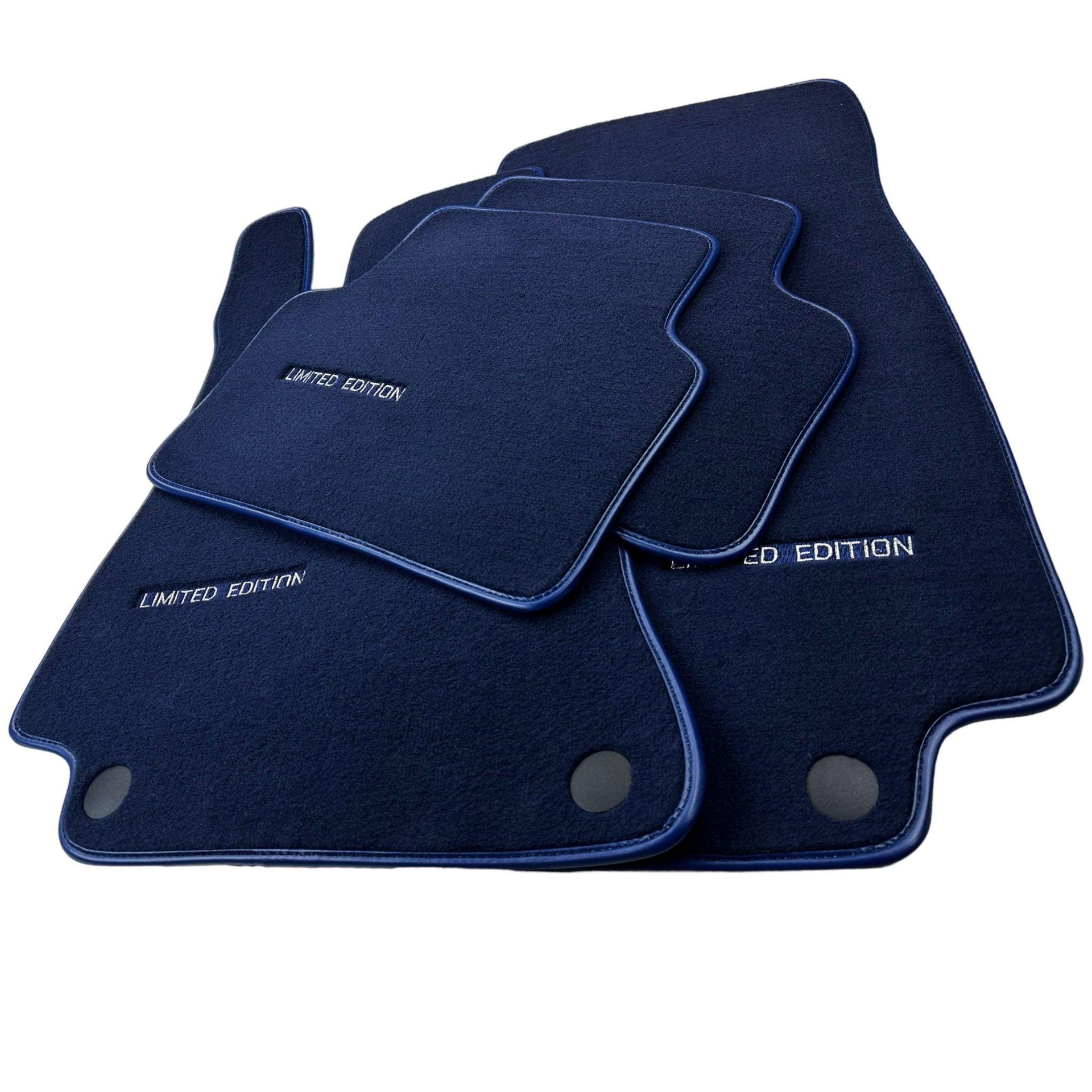Dark Blue Floor Mats For Mercedes Benz GLC-Class X253 SUV (2019-2023) Hybrid | Limited Edition - AutoWin