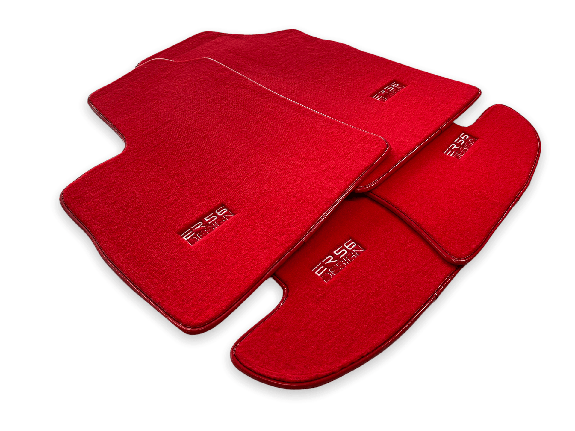 Floor Mats For Bentley Continental GT Red 2003–2011 Er56 Design - AutoWin