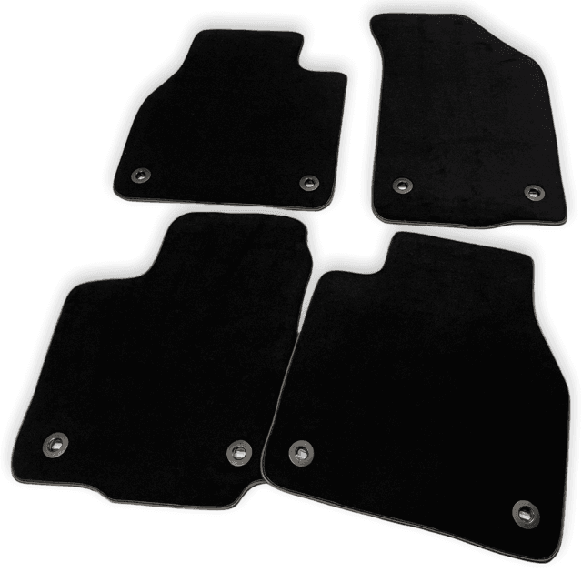 Floor Mats For Bentley Flying Spur 2013-2019 Black Carpets - AutoWin