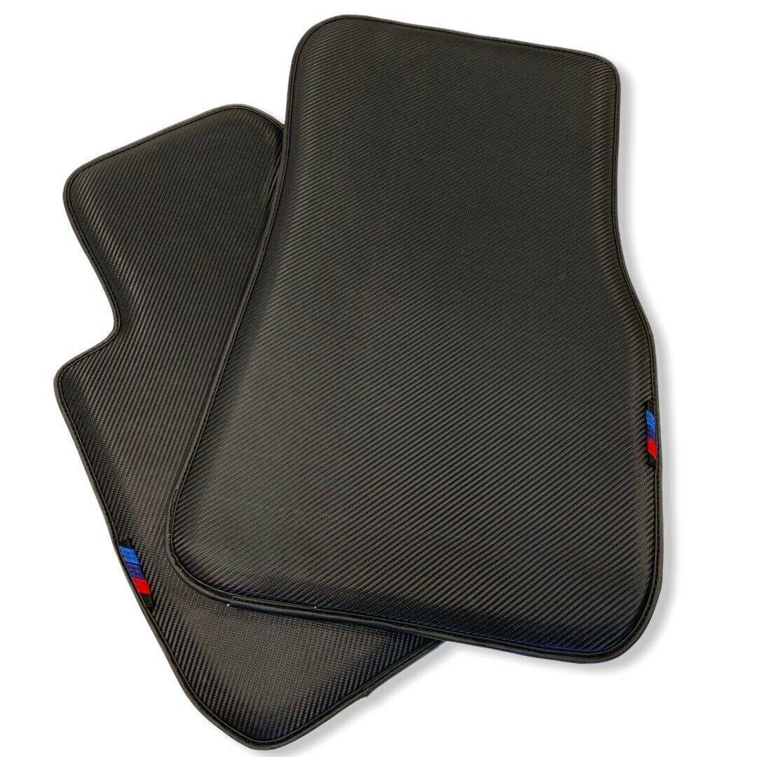 Floor Mats For BMW Z4 Series E85 Convertible (2003-2008) Autowin Brand Carbon Fiber Leather - AutoWin