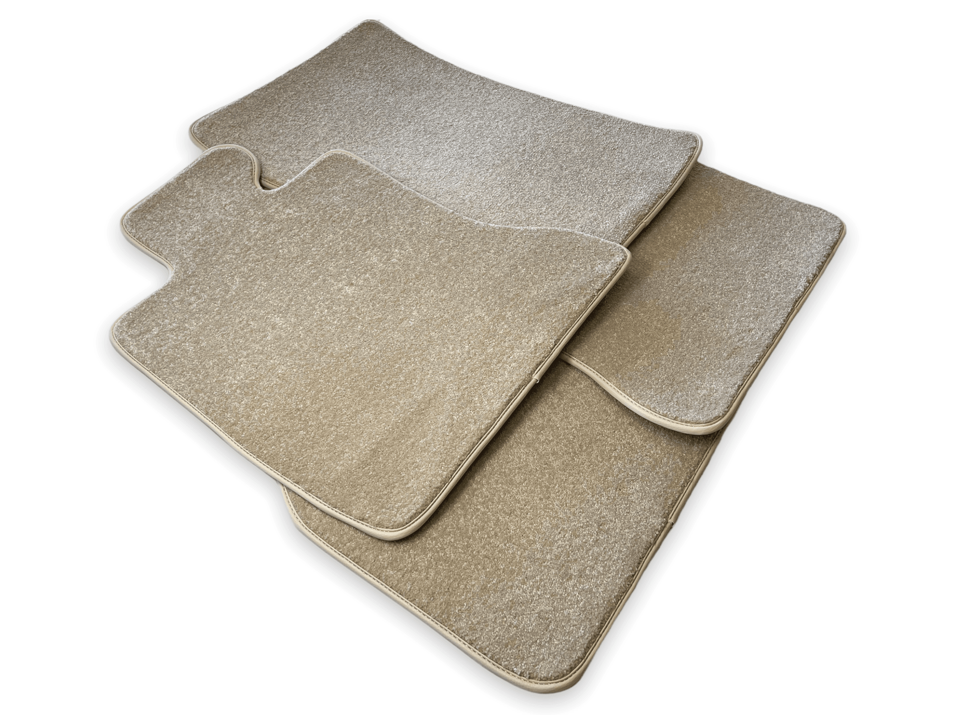 Floor Mats For Rolls Royce Dawn Rr6 2016-2023 Beige Luxury Quality - AutoWin
