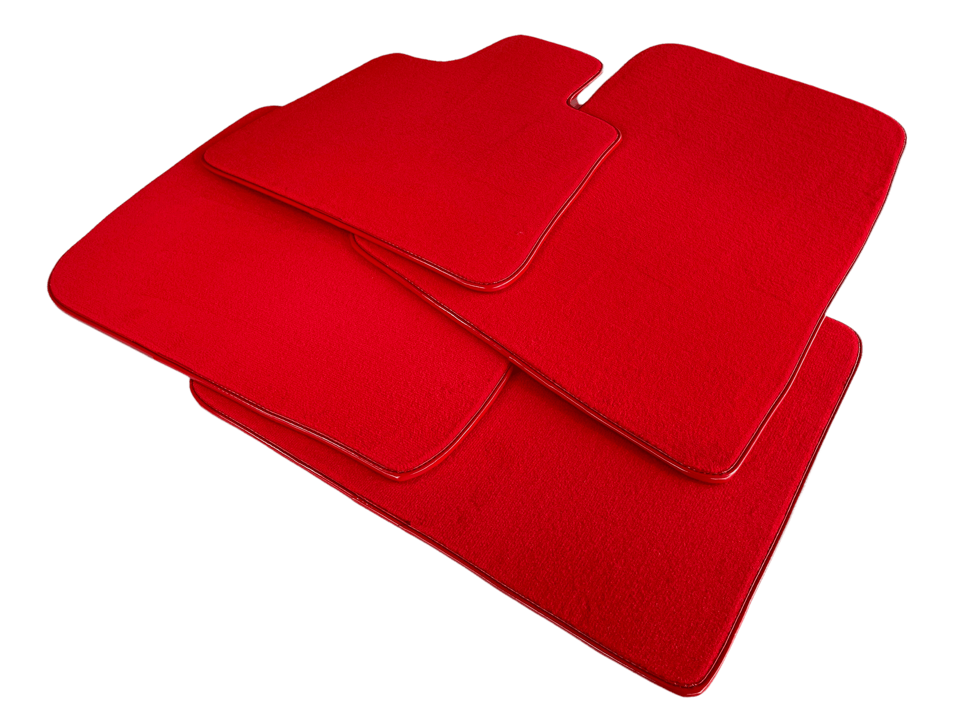 Floor Mats For Rolls Royce Ghost Series II (2021-2024) Red - AutoWin