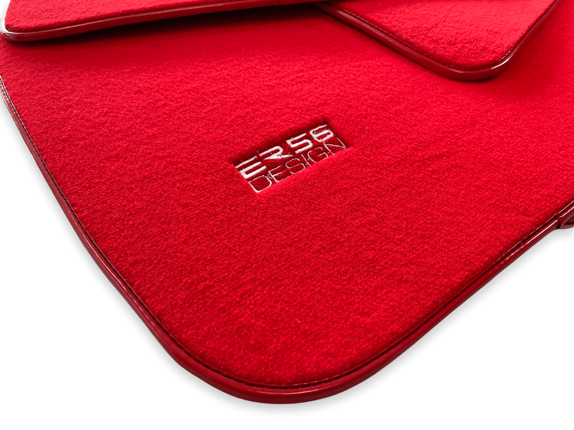 Floor Mats For Rolls Royce Ghost Series II (2021-2024) Red ER56 Design - AutoWin