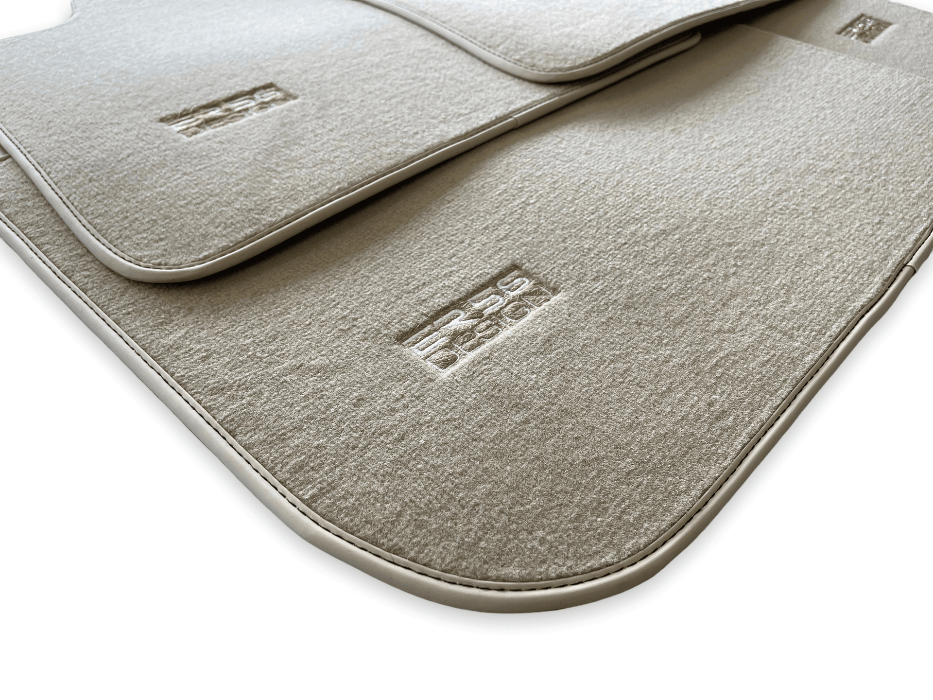 Floor Mats For Rolls Royce Shadow 1965-1977 Beige Er56 Design - AutoWin
