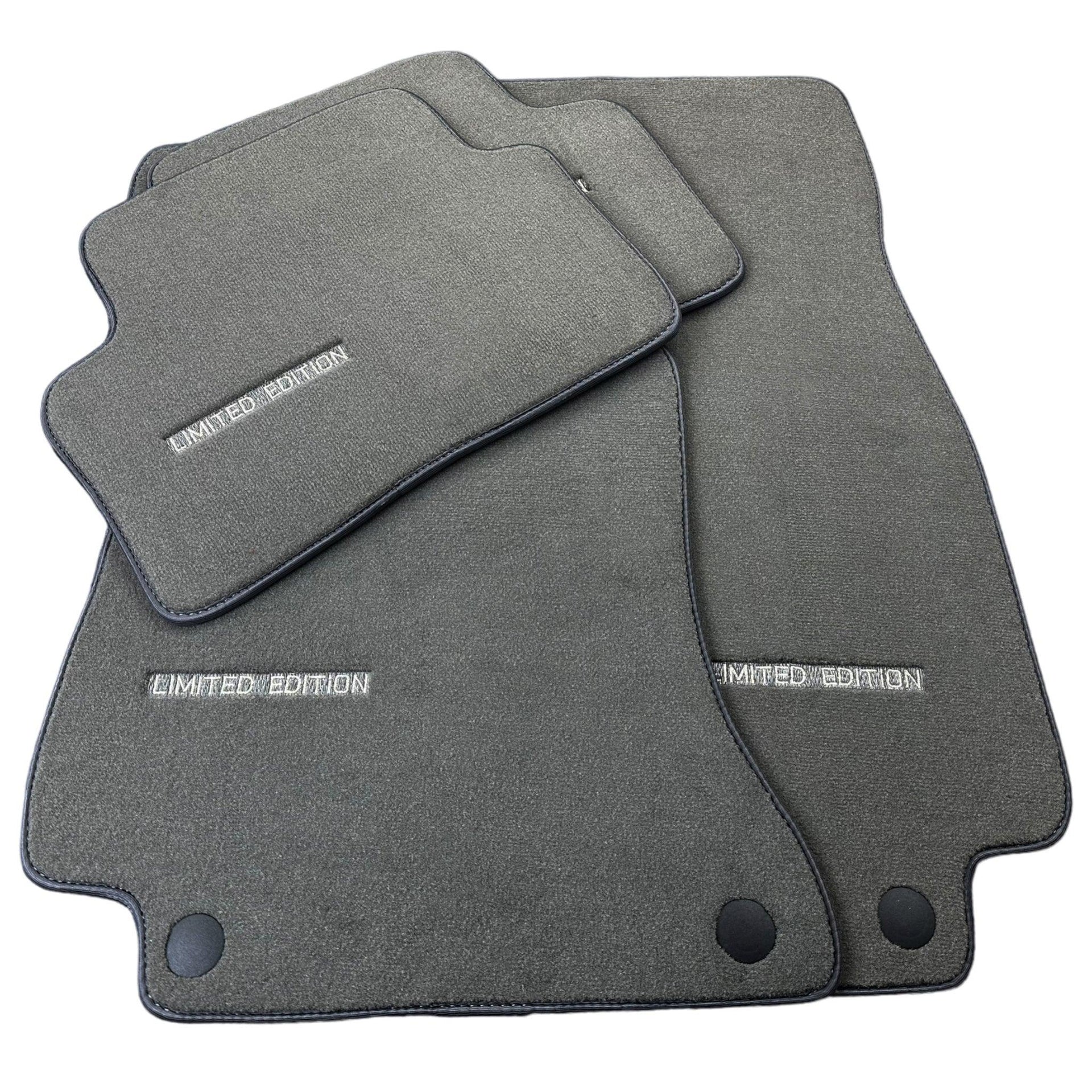 Gray Floor Mats For Mercedes Benz CLA-Class X117 Shooting Brake (2015-2019) | Limited Edition - AutoWin