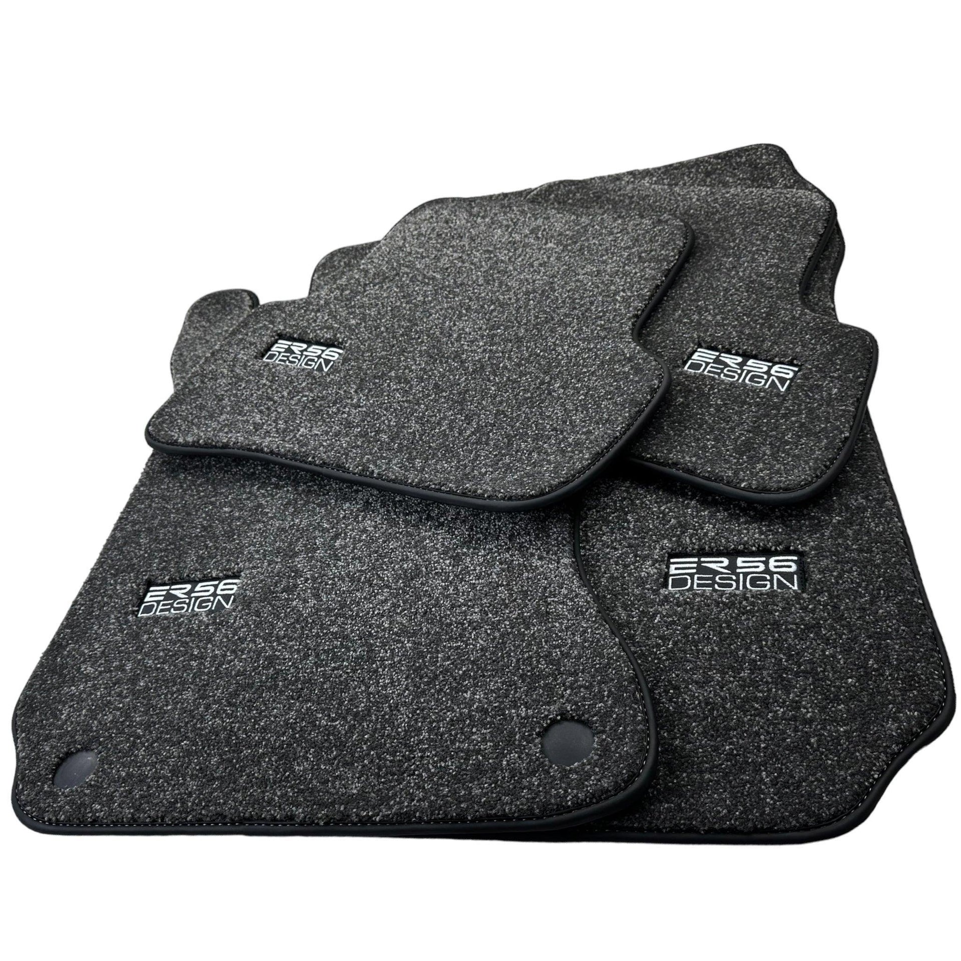 Gray Luxury Floor Mats For Mercedes Benz A-Class W177 Hybrid (2019-2023) | ER56 Design - AutoWin