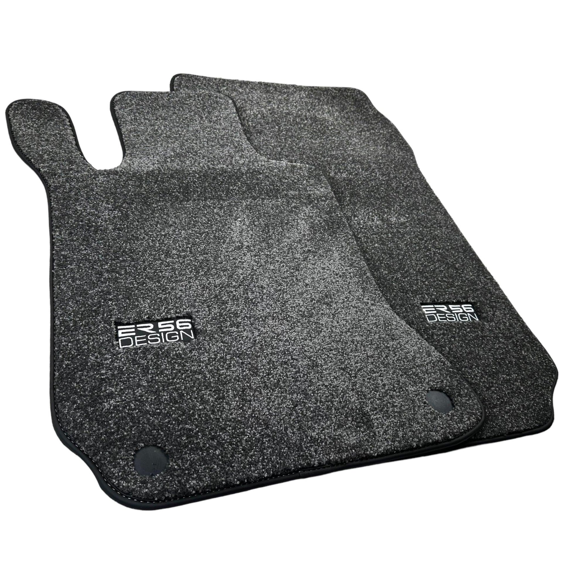 Gray Luxury Floor Mats For Mercedes Benz C-Class S205 Wagon Facelift (2018-2023) Hybrid | ER56 Design - AutoWin