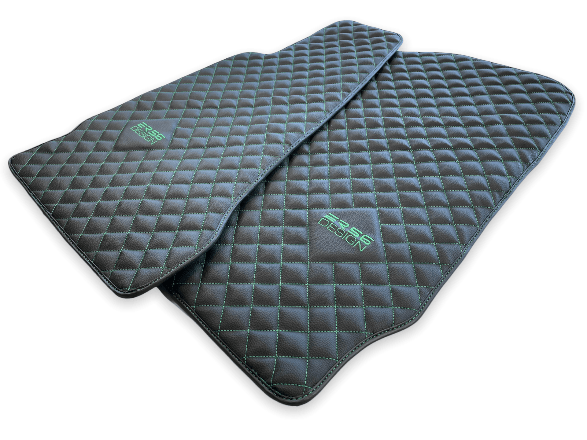 Leather Floor Mats For Aston Martin V8 Vantage (2005–2023) ER56 Design - AutoWin