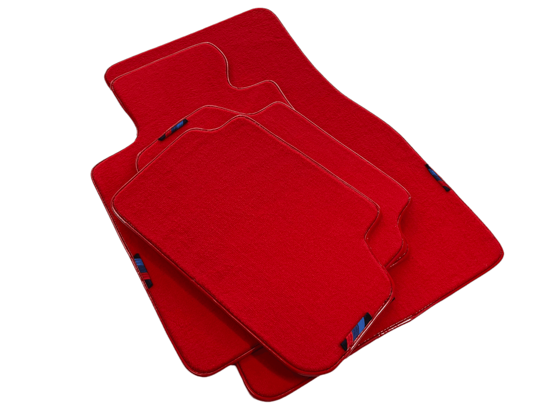 Red Floor Mats For BMW 3 Series E90 With M Package AutoWin Brand - AutoWin