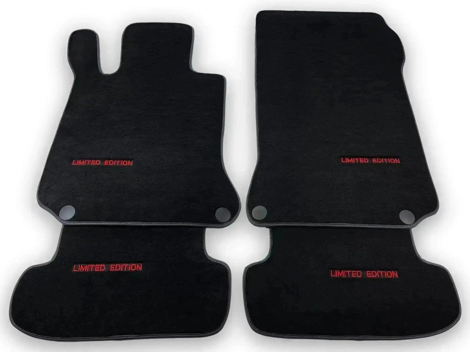 Red Floor Mats For Mercedes Benz GLK-Class X204 (2008-2012) | Limited Edition - AutoWin
