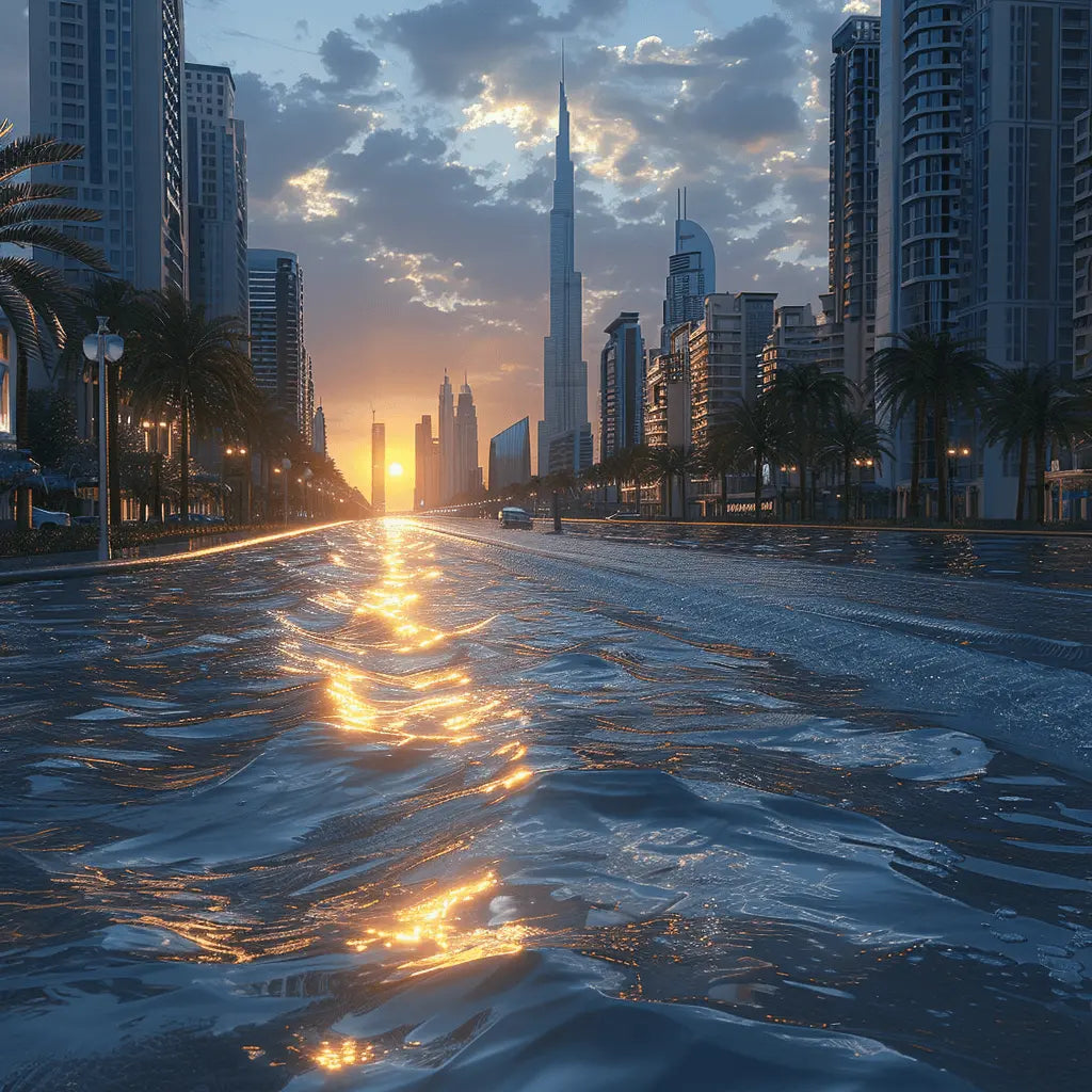 Dubai Storm Aujourd'hui : Le Point de Vue d'un Passionné d'Automobile depuis la Ligne de Flottaison