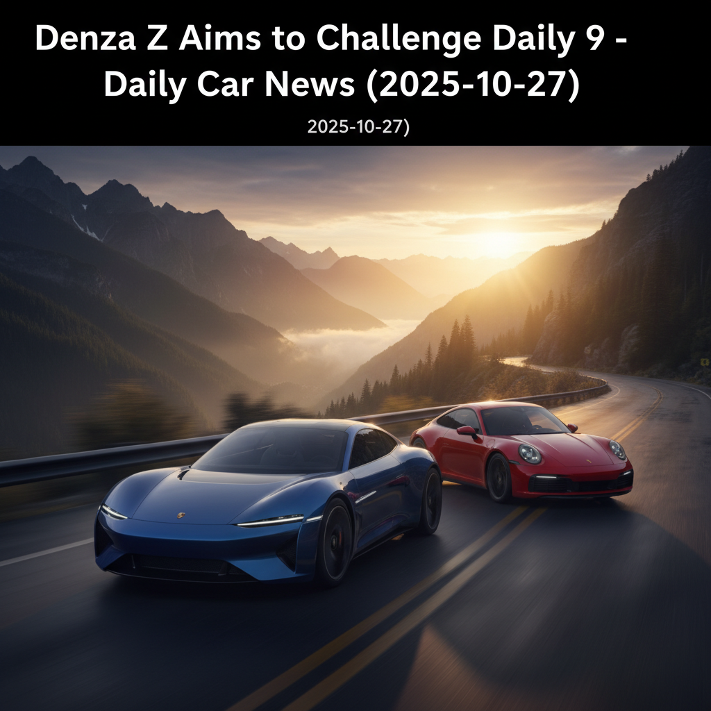 Denza Z Aims to Challenge Porsche 911 – Daily Car News (2025-10-27)