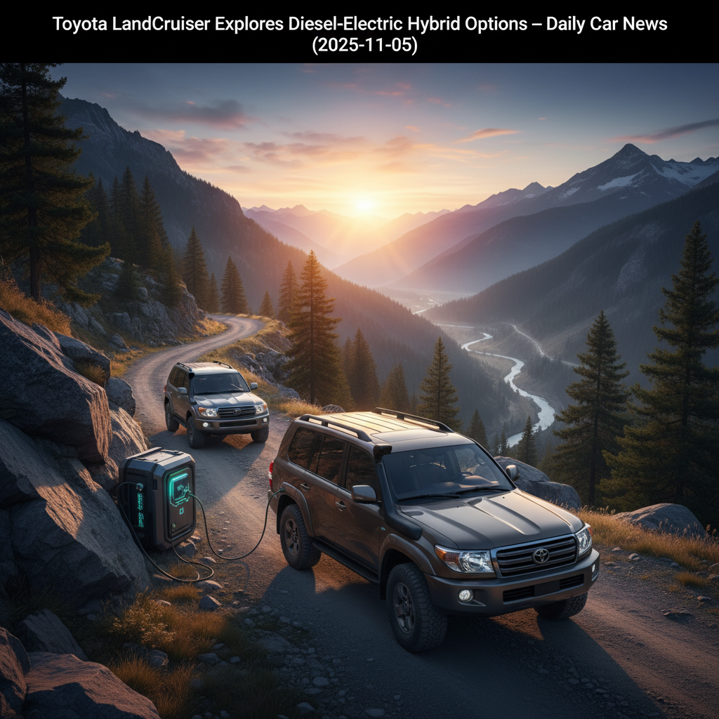 Toyota LandCruiser Explores Diesel-Electric Hybrid Options – Daily Car News (2025-11-05)