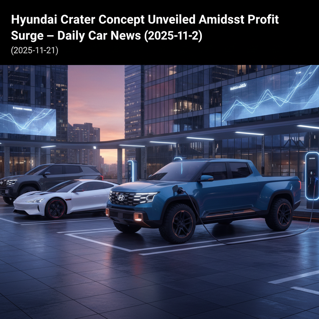 Hyundai Crater Concept Unveiled Amidst Profit Surge – Daily Car News (2025-11-21)