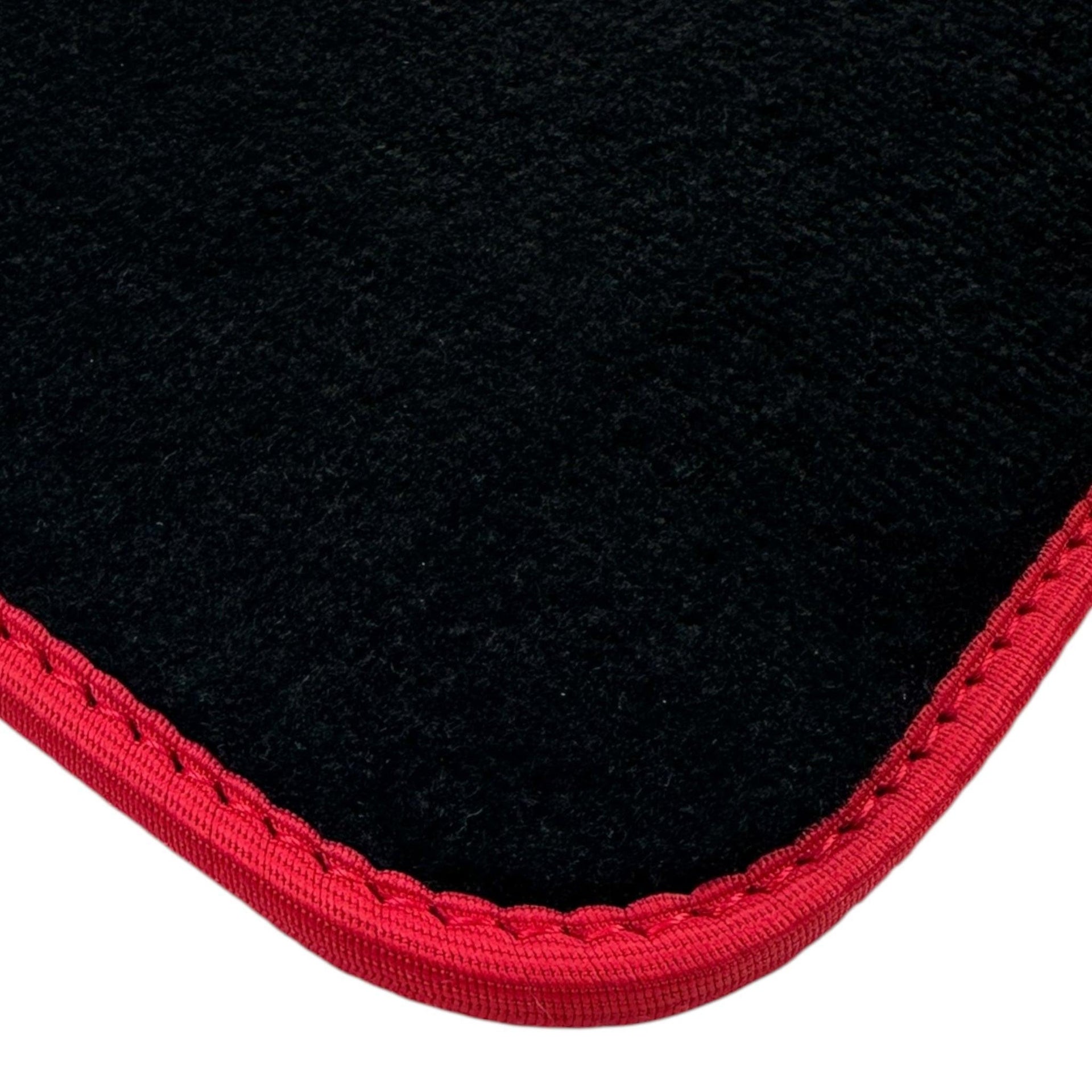 Black Floor Mats for Ferrari Purosangue Long with Red Trim | Italian Edition - AutoWin