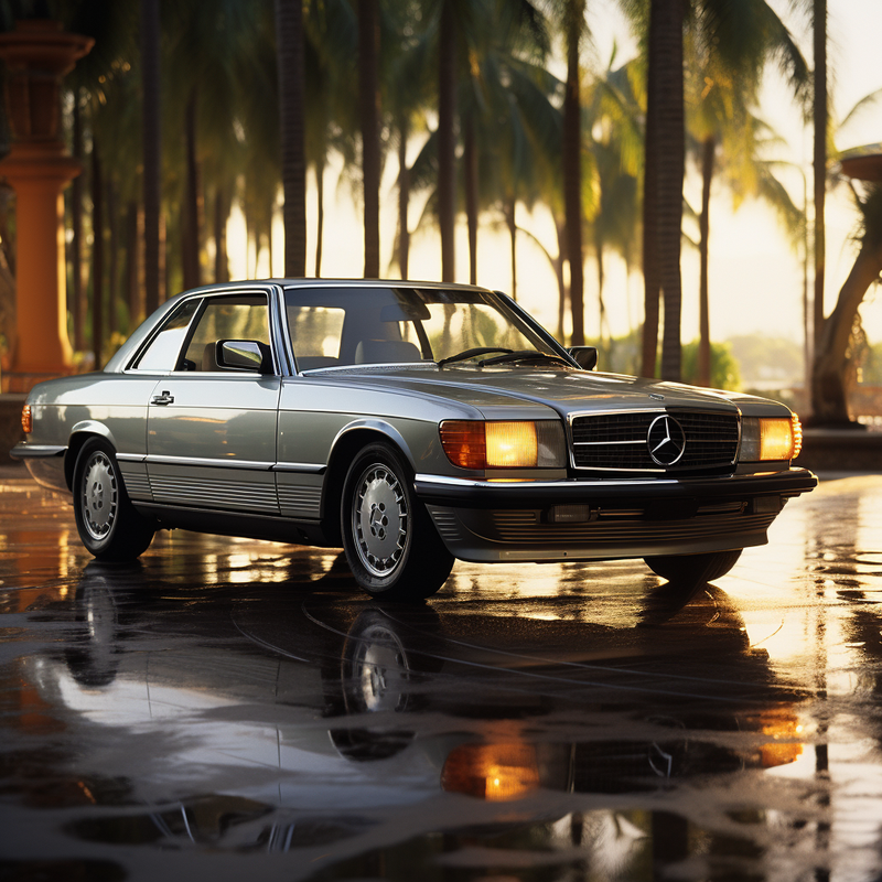 Elegancia atemporal unida a una calidad inigualable: Alfombrillas Autowin para Mercedes-Benz Clase S C126 Coupé (1981-1991)