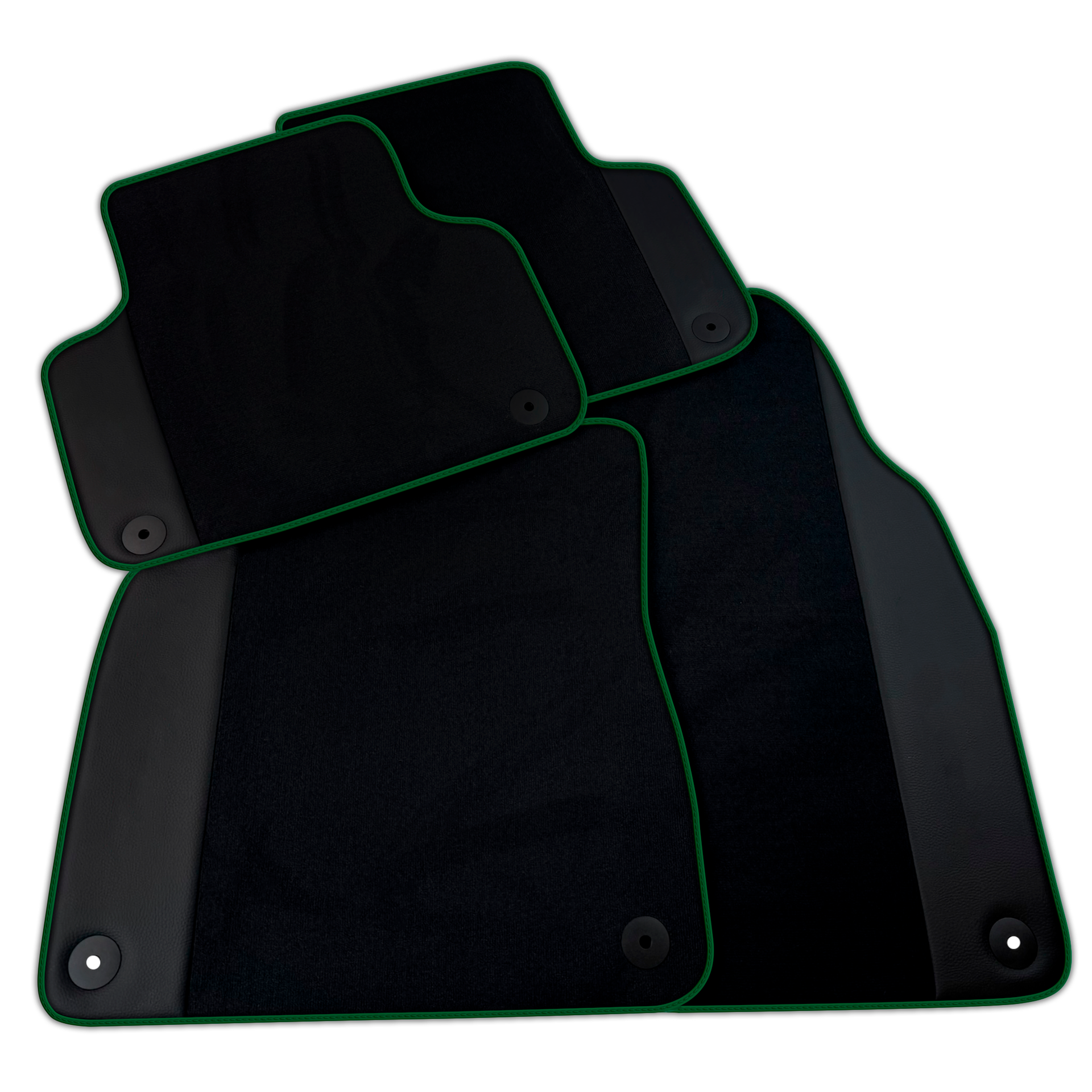 Black Floor Mats for Lamborghini Urus with Leather | Various Trim Colors Option