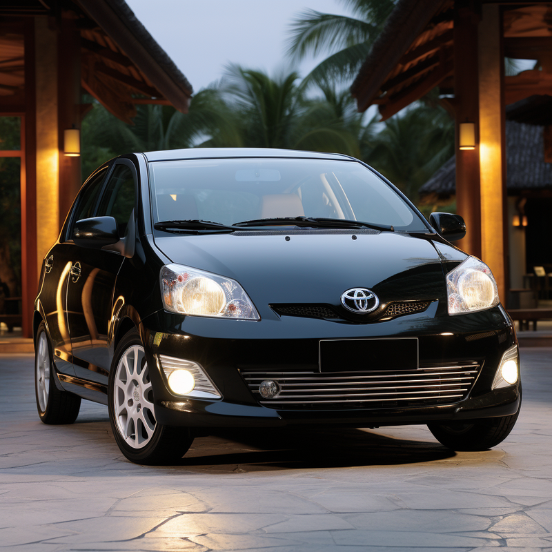 Autowins Premium-Fußmatten für Toyota Yaris 1 5 Türen (2001–2006) T-Sport