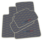 Luxury Brown Leather Floor Mats for BMW G20 Sedan (2019-2024)