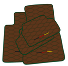 Premium Red Leather Floor Mats for BMW G20 Sedan (2019-2024)