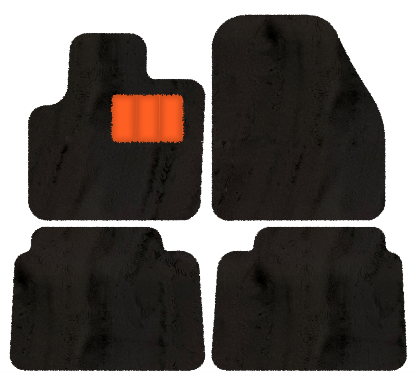Customizable Floor Mats From Carpet With Leather for Land Rover Discovery Sport (2019-2024) - AutoWin