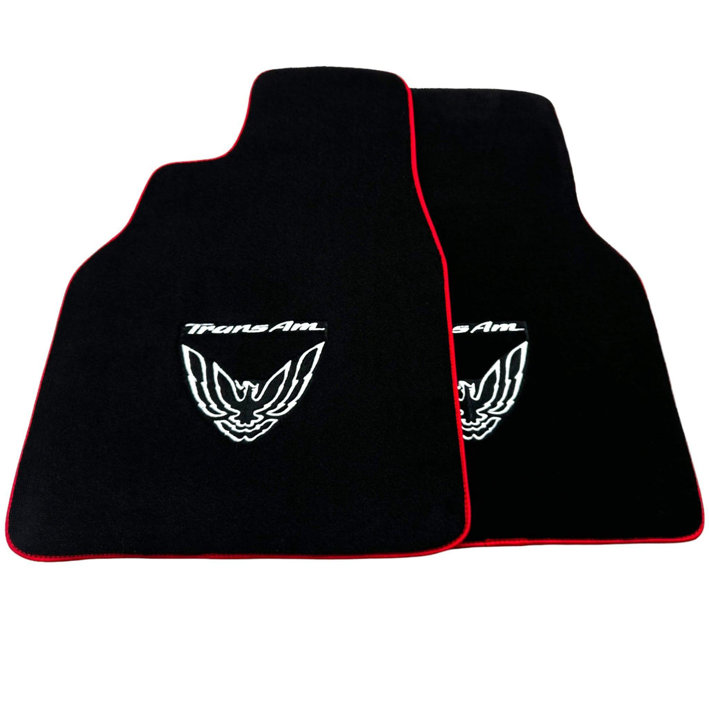 Black Floor Mats Red Trim for Pontiac FireBird (1993-2002) Trans Am - AutoWin
