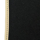 Black Floor Mats for Ferrari Purosangue with Leather and Beige Trim | Italian Edition - AutoWin