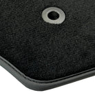 Black Floor Mats for Jeep Wrangler JK (2007-2018) 5 Doors - Double Fixation - AutoWin