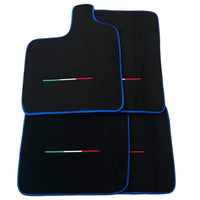 Floor Mats for Ferrari Purosangue with Blue Trim | Italian Edition - AutoWin