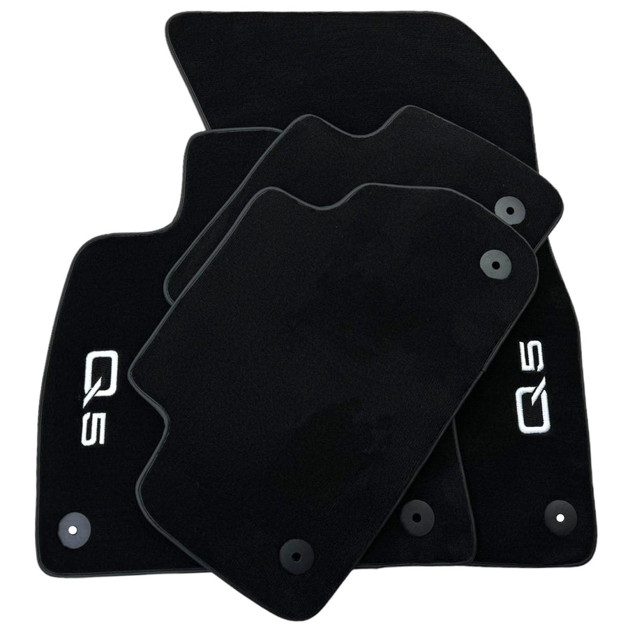 Black Floor Mats for Audi Q5 FY Hybrid (2017-2023) - AutoWin