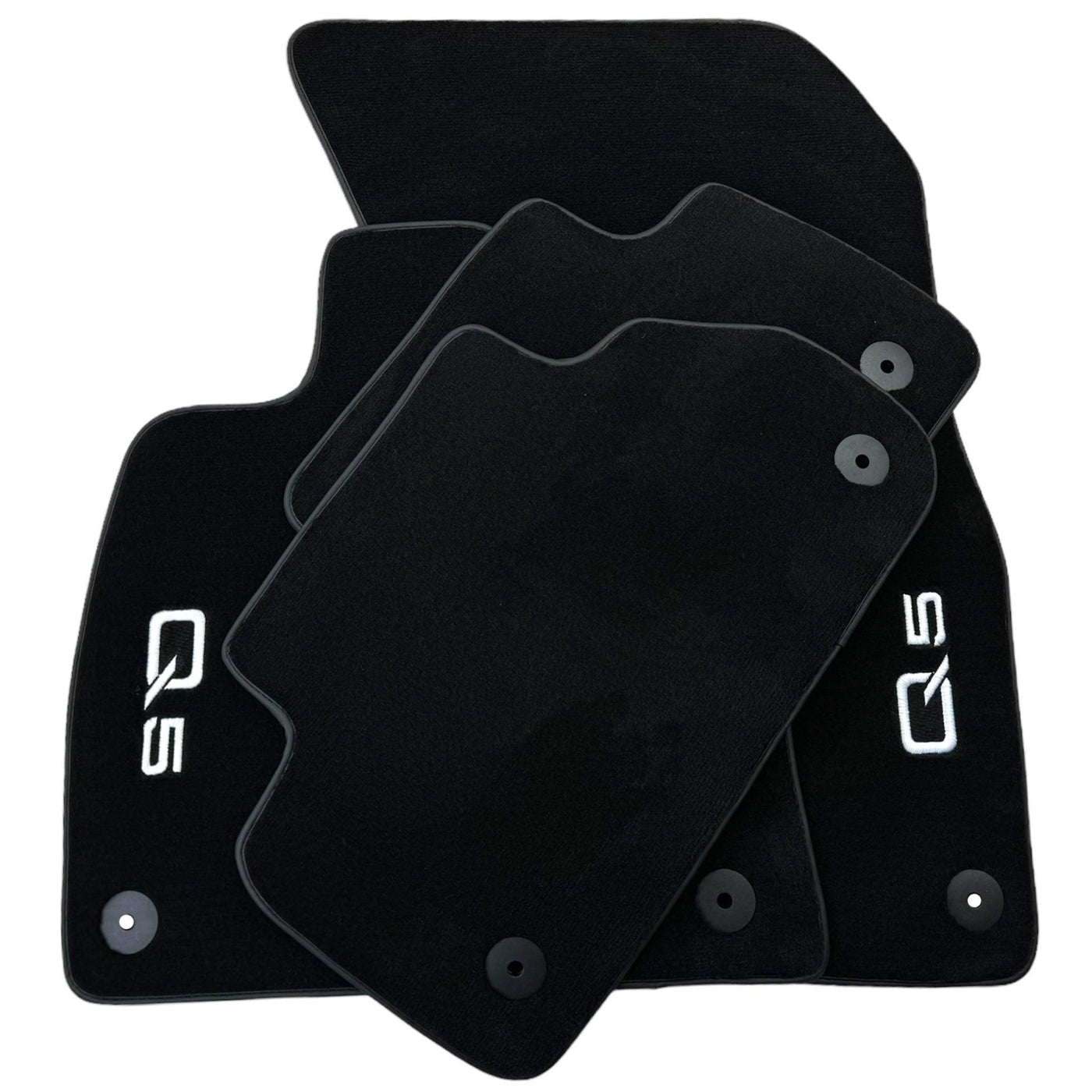 Black Floor Mats for Audi Q5 FYT Sportback (2021-2024) - AutoWin