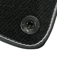 Black Floor Mats for Ferrari Portofino M with Leather | AutoWin