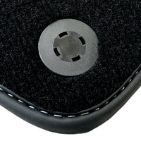 Black Floor Mats for Ferrari Portofino M with Leather | AutoWin