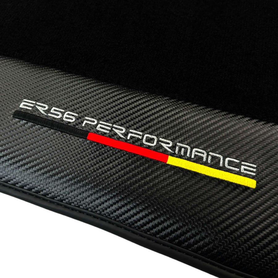 Black Floor Mats for Audi A4 - B9 Sedan (2018-2019) | ER56 Performance - AutoWin