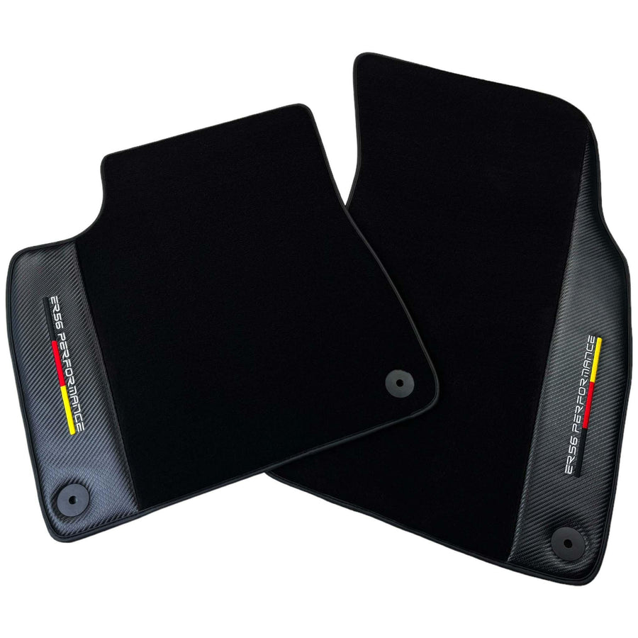 Black Floor Mats for Audi A4 - B9 Sedan (2018-2019) | ER56 Performance - AutoWin