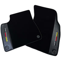 Black Floor Mats for Porsche Taycan (2020-2023) with Carbon | ER56 Performance - AutoWin