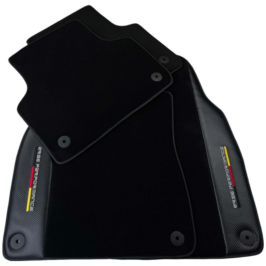 Black Floor Mats for Audi A4 - B9 Sedan (2018-2019) | ER56 Performance - AutoWin