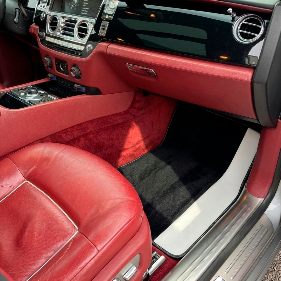 Tappetini per Auto Neri per Rolls Royce Ghost Series II