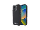 Black BMW M Edition Carbon Wrapped Metal Hardcase for iPhone 16 Pro (6.3")