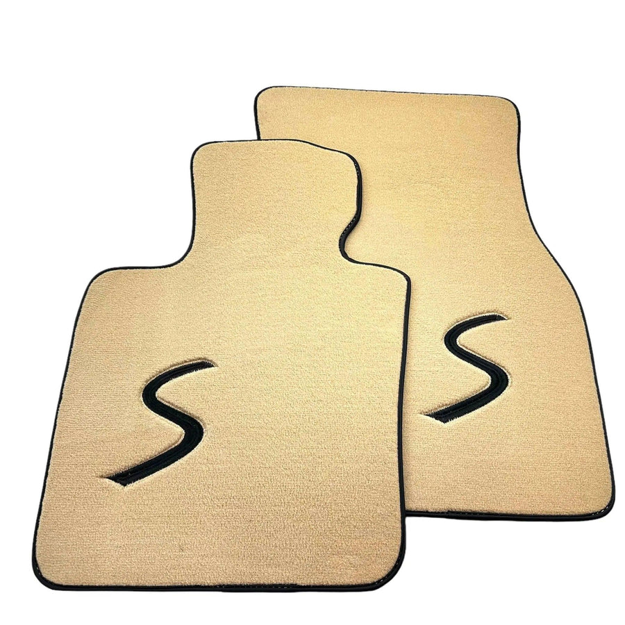 Beige Floor Mats for Mini Clubman R55 (2007-2015) - AutoWin