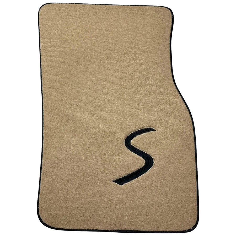 Beige Floor Mats for Mini Clubman R55 (2007-2015) - AutoWin