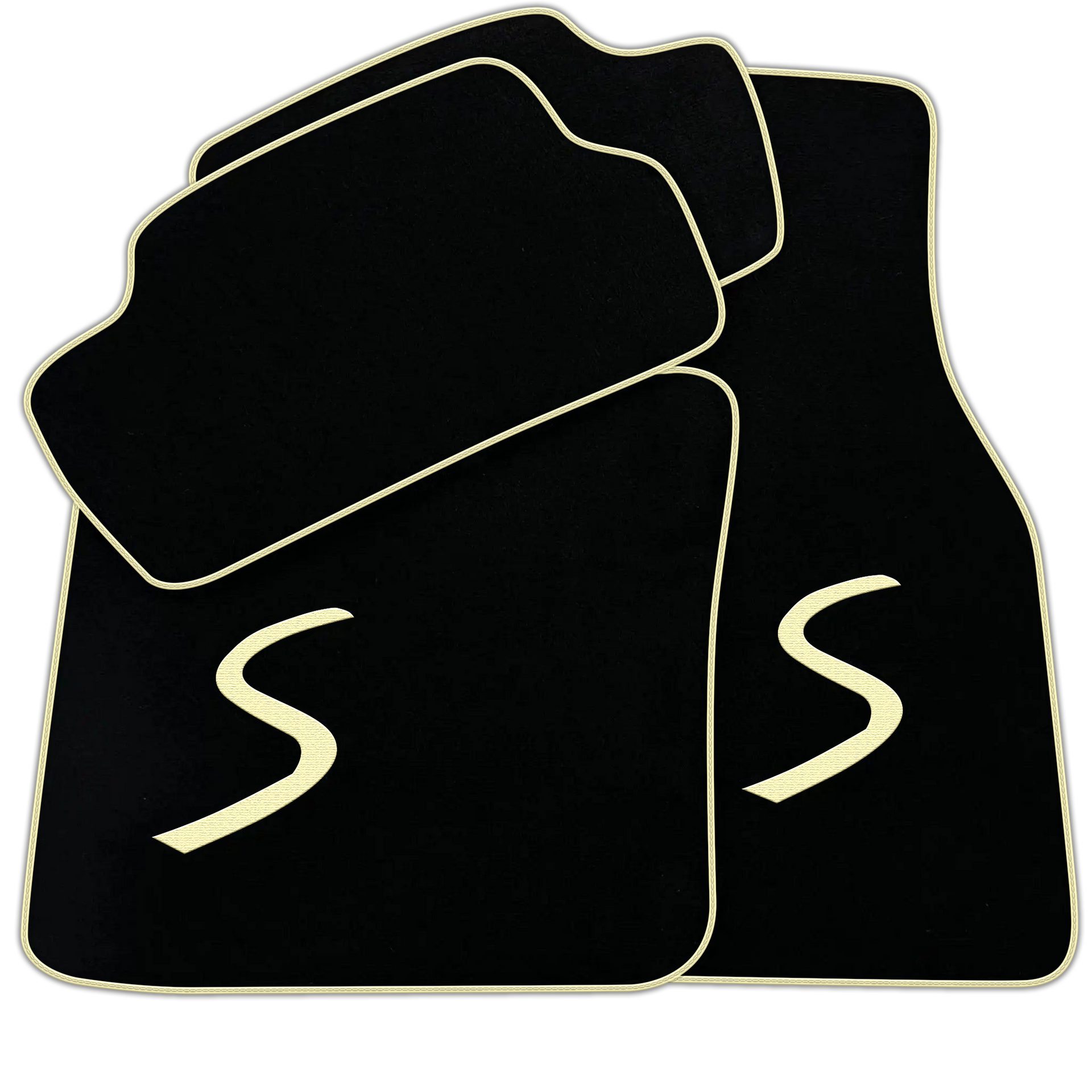 Black Floor Mats for Mini Cooper/One R50 (2001-2007)